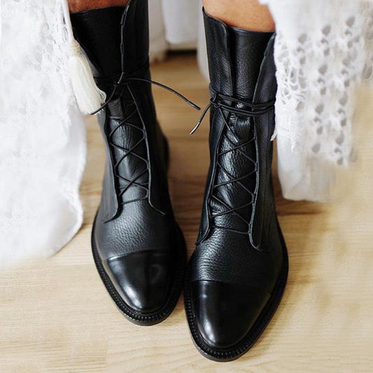 Isabella | Leather Heeled Boots