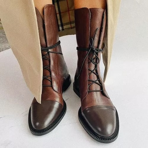 Isabella | Leather Heeled Boots